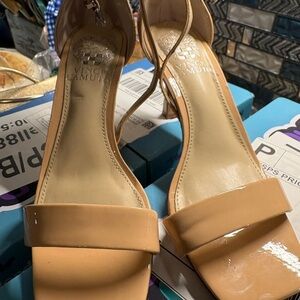 Vince Camuto Women's Nude Patent Heels